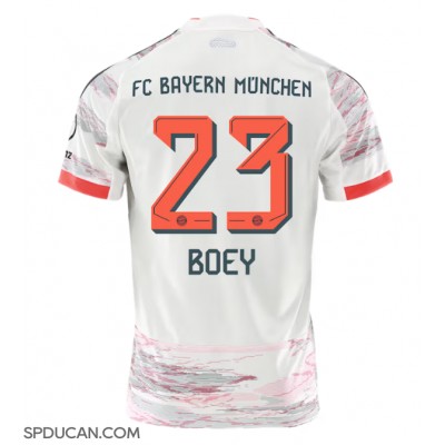 Muški Nogometni Dres Bayern Munich Sacha Boey #23 Gostujuci 2025-26 Kratak Rukav Muški Nogometni Dres Bayern Munich Sacha Boey #23 Gostujuci 2025-26 Kratak Rukav